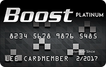 Boost Platinum Merchandise Credit Card