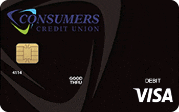 Consumers Credit Union Visa® Debit Card