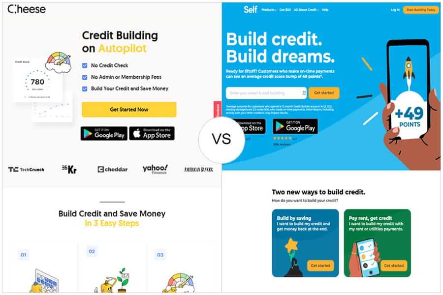 Cheese vs Self credit Builder