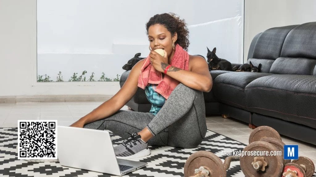 Woman with bad credit applying for a credit card from home over computer