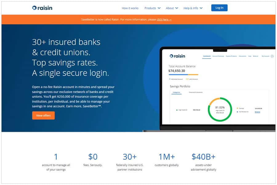 Raisin - formerly Savebetter